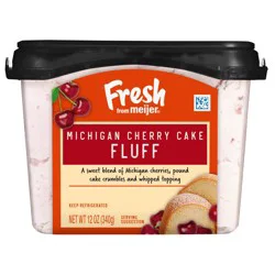 Fresh from Meijer Michigan Cherry Cake Fluff, 12 oz