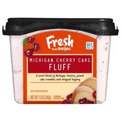 Fresh from Meijer Michigan Cherry Cake Fluff, 12 oz