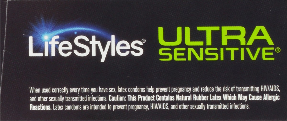 slide 8 of 11, Lifestyles Ultra Sensitive Condoms, 14 ct