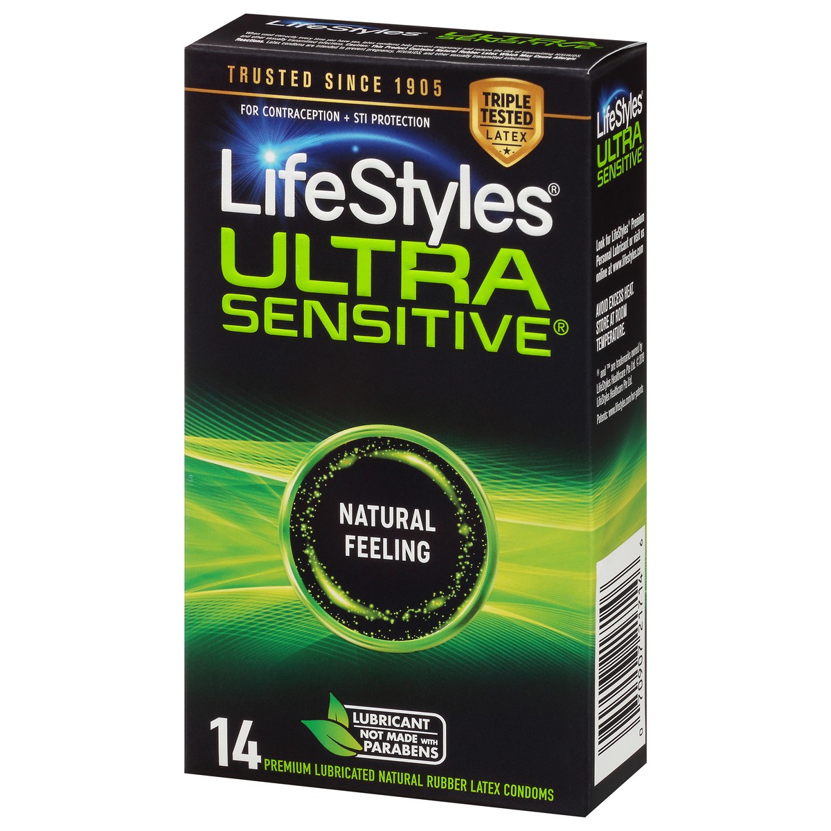 slide 3 of 11, Lifestyles Ultra Sensitive Condoms, 14 ct