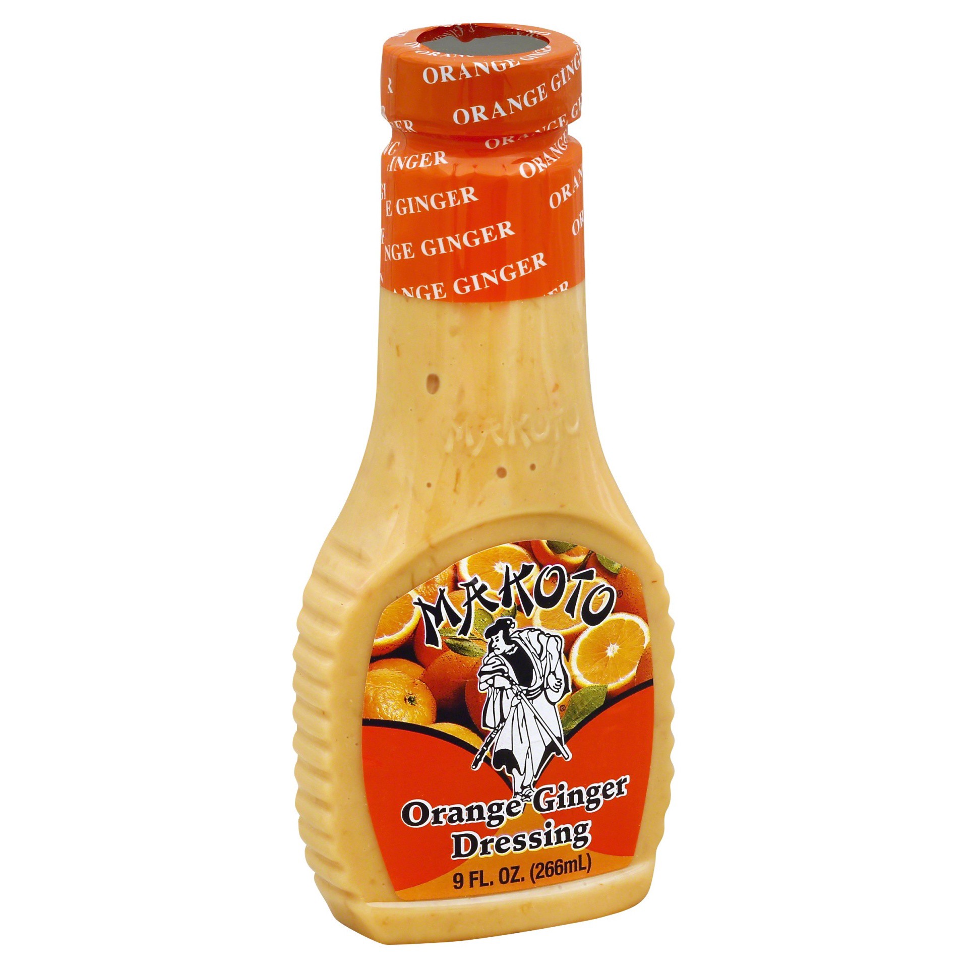 slide 1 of 8, Makoto Orange Ginger Dressing, 9 oz