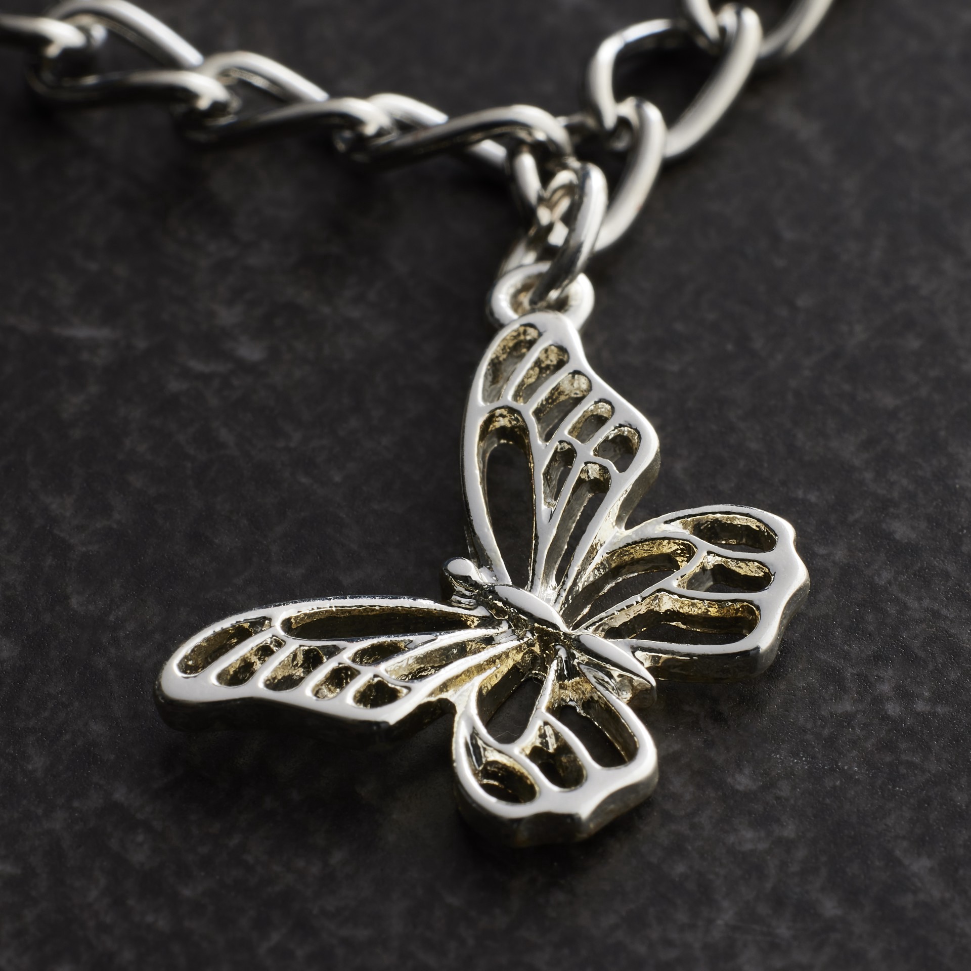 slide 2 of 4, Charmalong Silver Plated Butterfly Charm By Bead Landing, 0.9 in x 0.65 in x 0.2 in