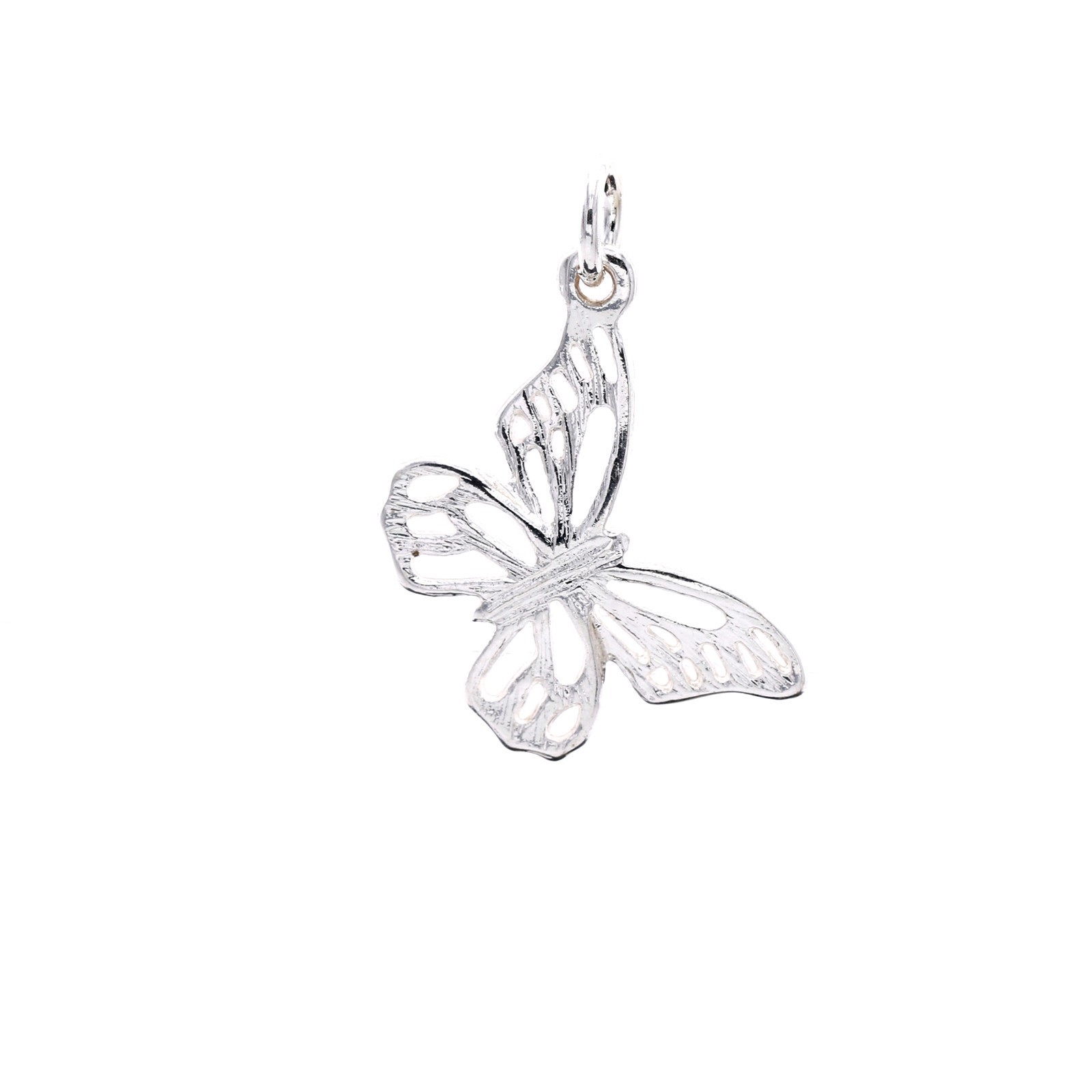 slide 3 of 4, Charmalong Silver Plated Butterfly Charm By Bead Landing, 0.9 in x 0.65 in x 0.2 in