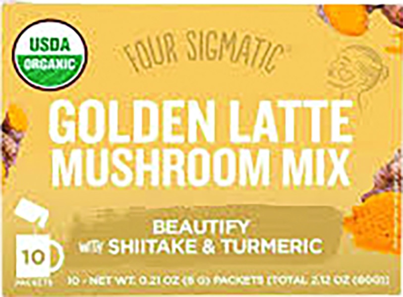 slide 1 of 1, Four Sigmatic Latte Golden Shitake & Turmeric Mix, 10 ct