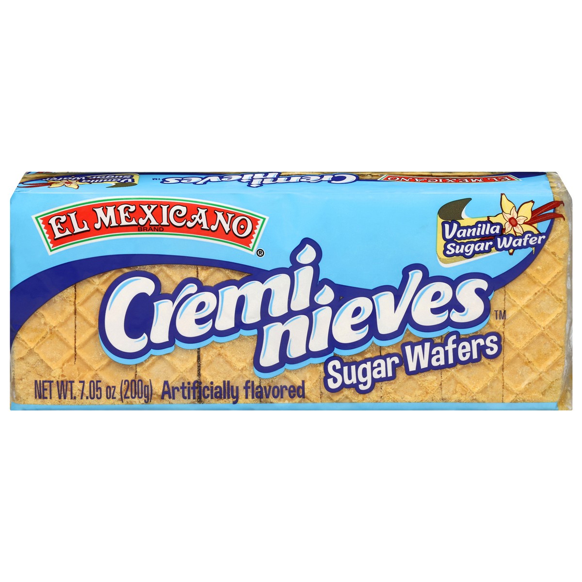 slide 13 of 13, El Mexicano Cremi Nieves Vanilla Sugar Wafers 7.05 oz, 7.05 oz