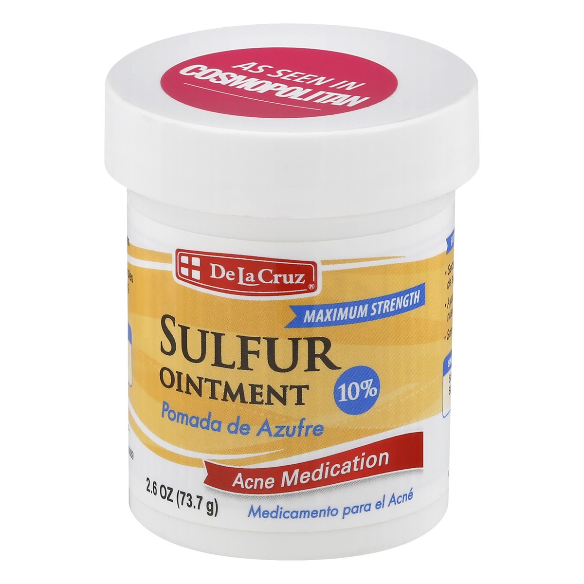 slide 8 of 11, De la Cruz Maximum Strength Sulfur Ointment 2.6 oz, 2.6 oz