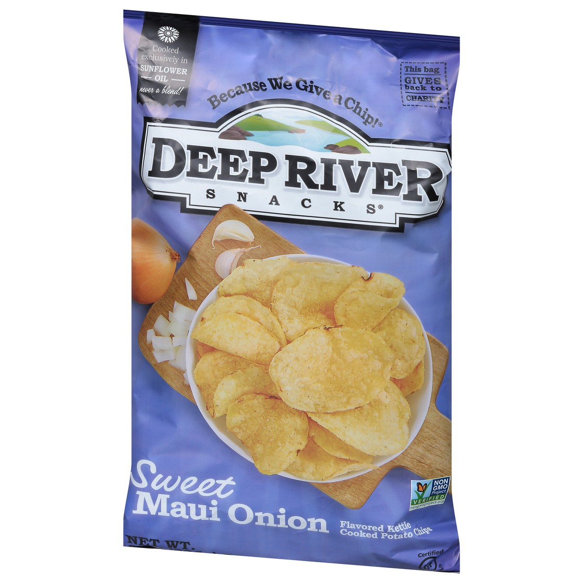 slide 3 of 14, Deep River Snacks Kettle Cooked Sweet Maui Onion Flavored Potato Chips 8 oz, 8 oz