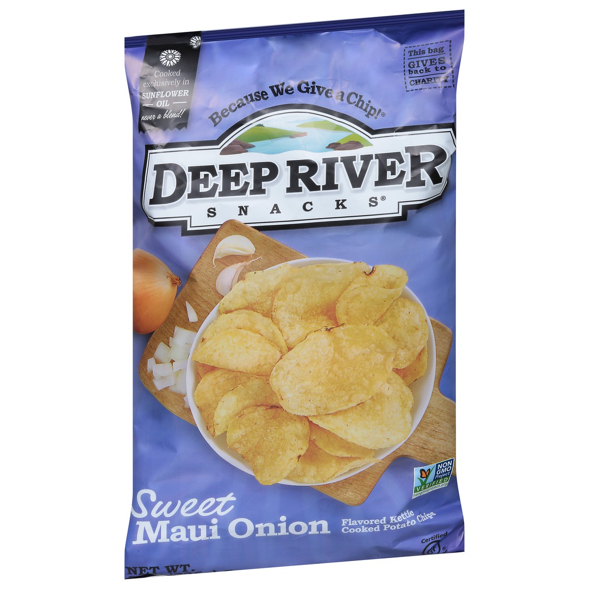 slide 13 of 14, Deep River Snacks Kettle Cooked Sweet Maui Onion Flavored Potato Chips 8 oz, 8 oz