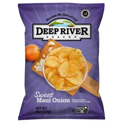 Deep River Snacks Sweet Maui Onion Kettle Cooked Potato Chips