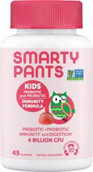 SmartyPants Kids Gummies Strawberry Creme Prebiotic and Probiotic 45 ea