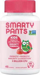 SmartyPants Kids Gummies Strawberry Creme Prebiotic and Probiotic 45 ea