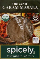 Spicely Organic Spices Organic Spices Garam Masala 0.5 oz