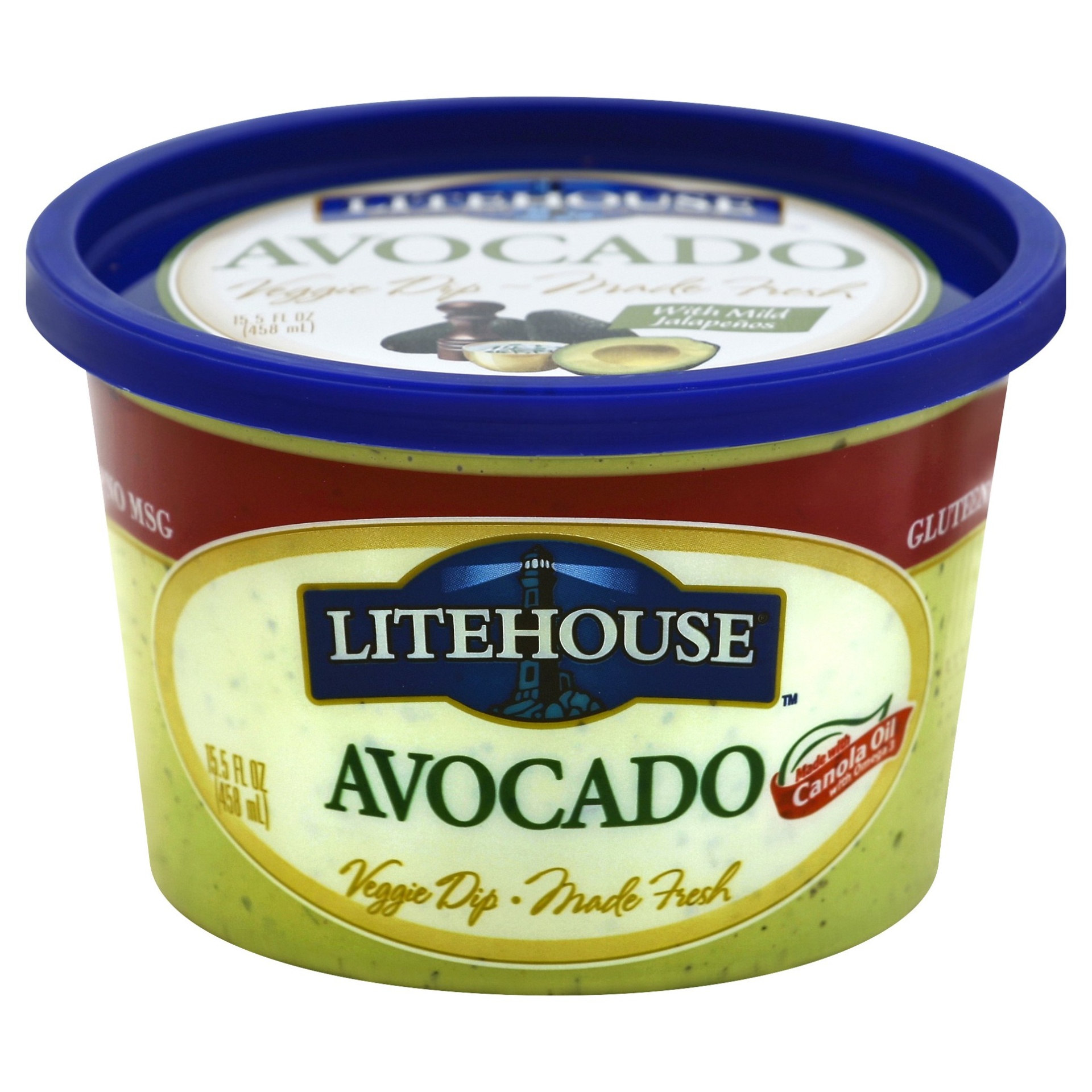 slide 1 of 6, Litehouse Avocado Dip, 15.5 oz