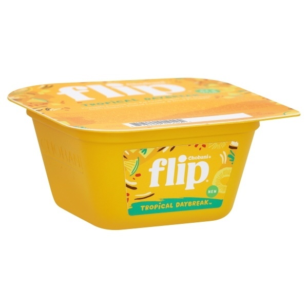 slide 1 of 1, Chobani Flip Tropical Escape Pineapple Coconut Greek Yogurt, 5.3 oz