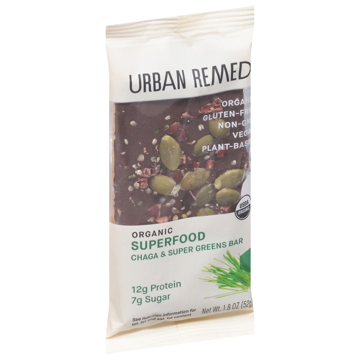 slide 5 of 12, Urban Remedy Superfood Chaga And Super Greens Bar - 1.8 Oz, 1.8 oz