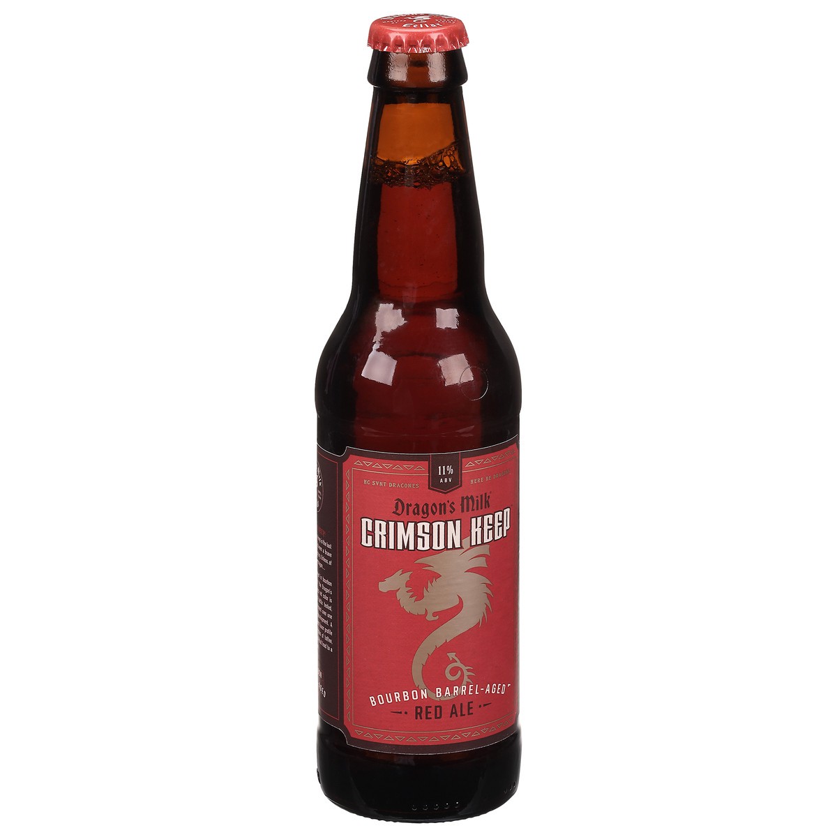 slide 8 of 9, Dragon's Milk Crimson Keep Bourbon Barrel-Aged Red Ale Beer 12 fl oz, 12 fl oz