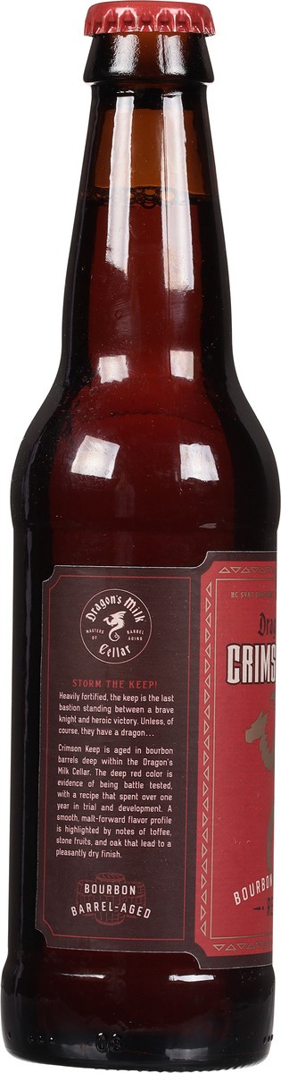 slide 4 of 9, Dragon's Milk Crimson Keep Bourbon Barrel-Aged Red Ale Beer 12 fl oz, 12 fl oz