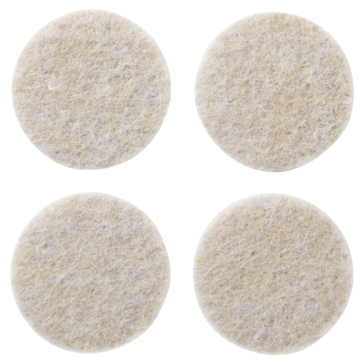 slide 4 of 5, Scotch Felt Pads, Beige, Round, 16 ct; 1 in