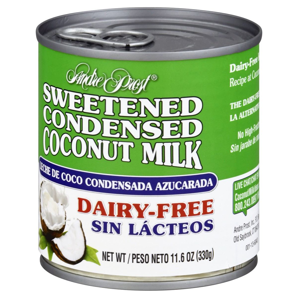 slide 10 of 10, Andre Prost Sweetened Conairdensed Coconut Milk, 11.6 oz