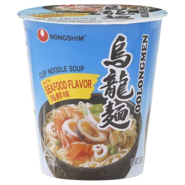 slide 1 of 1, Nongshim Cup Noodle Seafood, 75 gram