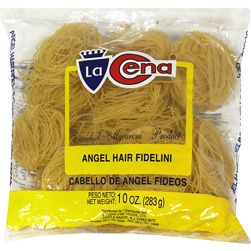slide 1 of 1, La Cena Angel Hair Fideos 12/10Oz, 10 oz