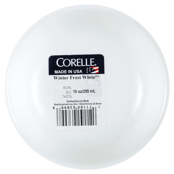 slide 8 of 9, Corelle Livingware Winter Frost Bowl, 10 oz