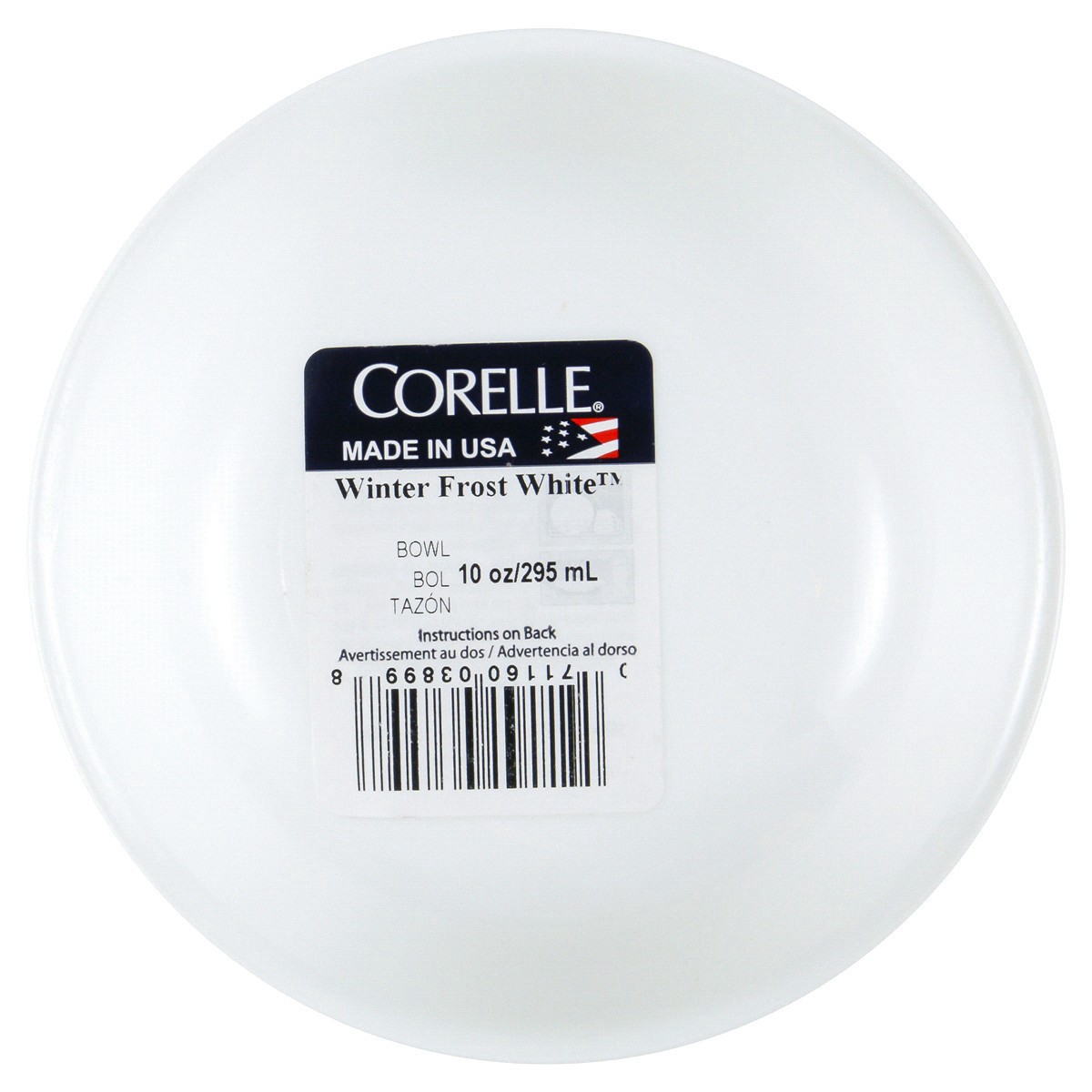 slide 9 of 9, Corelle Livingware Winter Frost Bowl, 10 oz