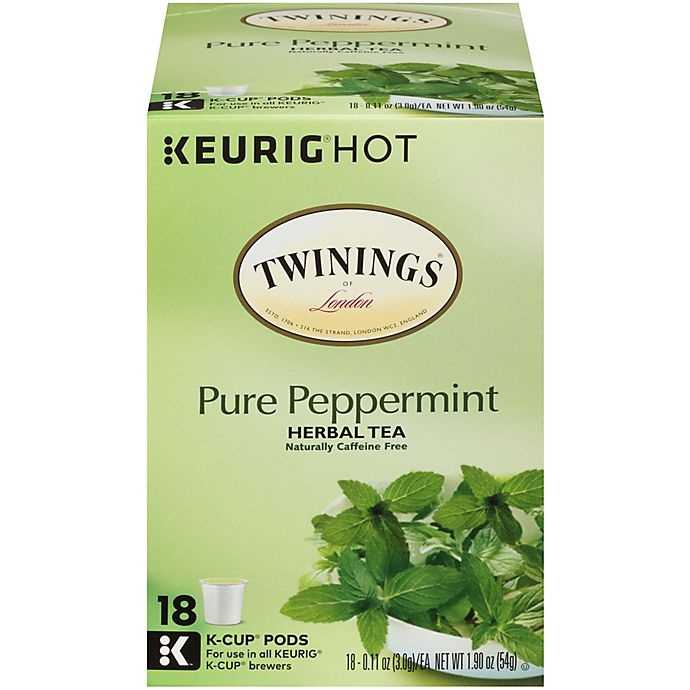 slide 3 of 3, Twinings Pure Peppermint Herbal Tea K-Cup Pods, 18 ct