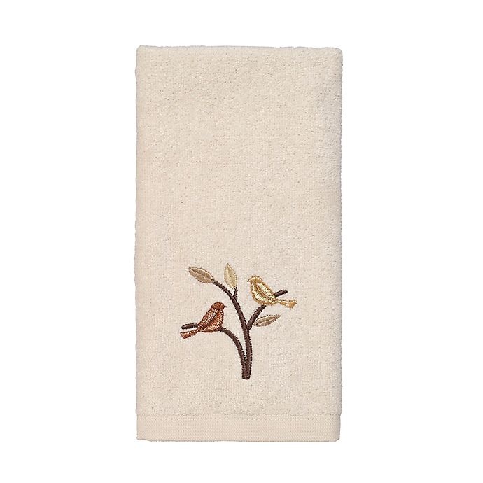 slide 1 of 1, Avanti Friendly Gathering Fingertip Towel - Ivory, 1 ct