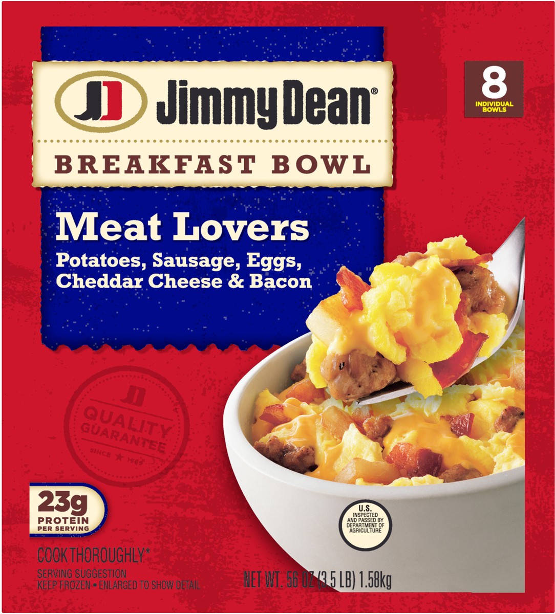 slide 4 of 12, Jimmy Dean Meat Lovers Breakfast Bowl, 3.5 lb