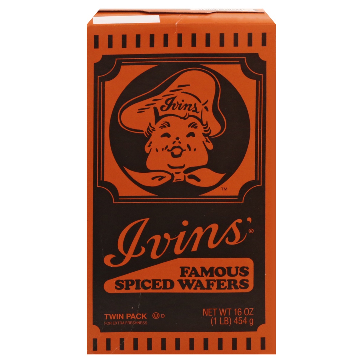slide 1 of 1, Ivins Famous Twin Pack Spiced Wafers 16 oz, 16 oz