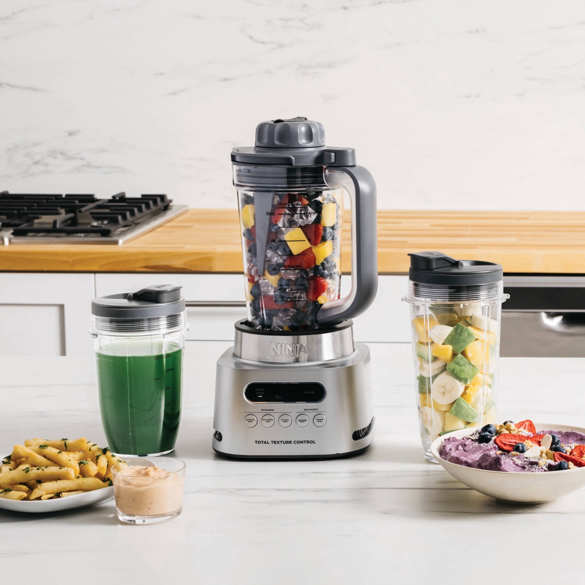 slide 21 of 21, Ninja Twisti High Speed Blender In Platinum, 1 ct