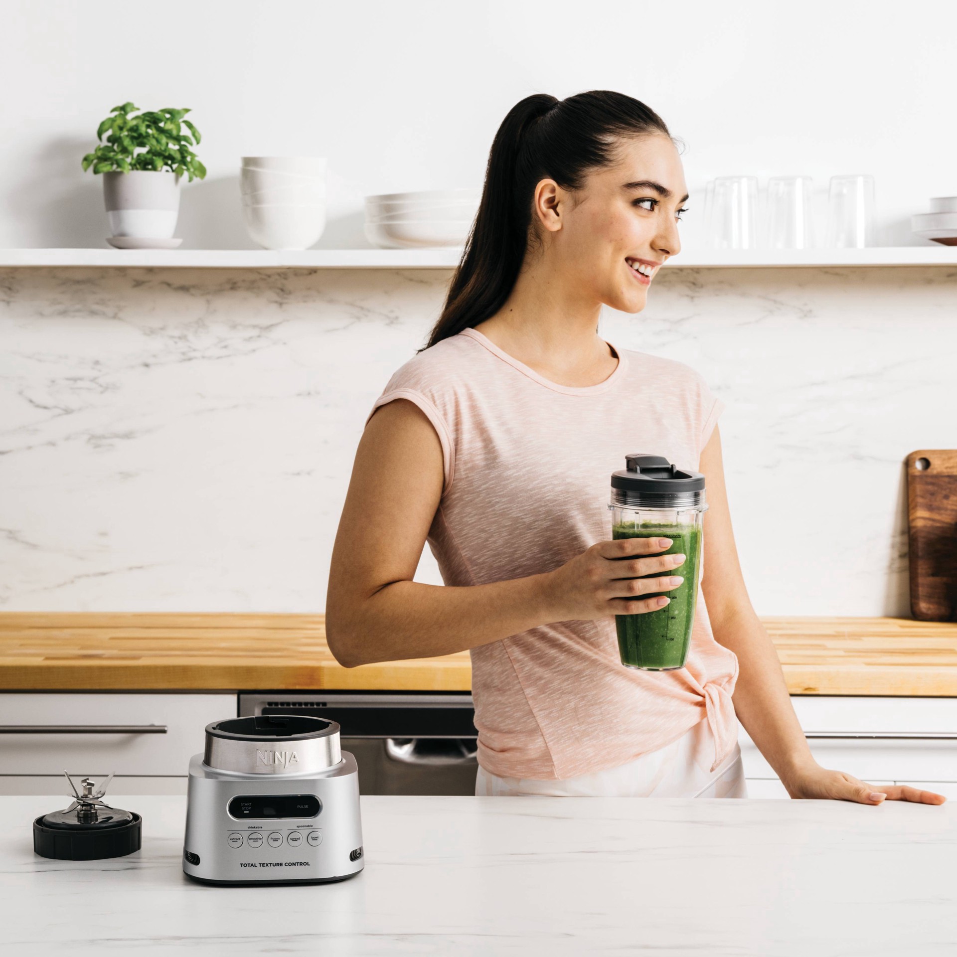 slide 18 of 21, Ninja Twisti High Speed Blender In Platinum, 1 ct