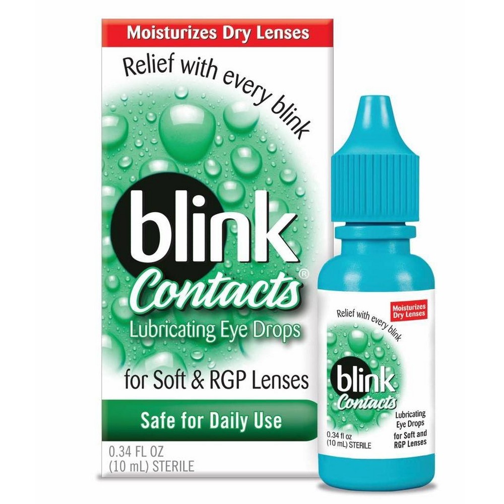 Blink Eye Drops For Contact Lenses 3 fl oz | Shipt