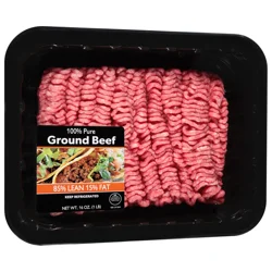 JBS USA 85%/15% 100% Pure Ground Beef 16 oz