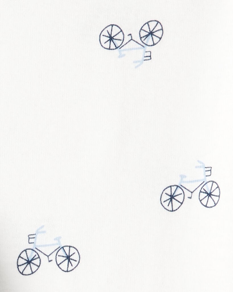 slide 3 of 4, Carter's Carters Baby Boy 3-Piece Bicycle Quilted Jacket Outfit Set - Navy Navy 12M, 3 pc