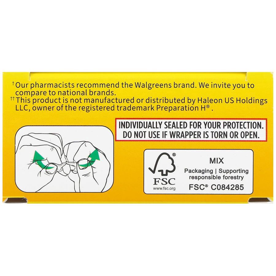 slide 4 of 5, Walgreens Hemorrhoidal Suppositories, 24 ct