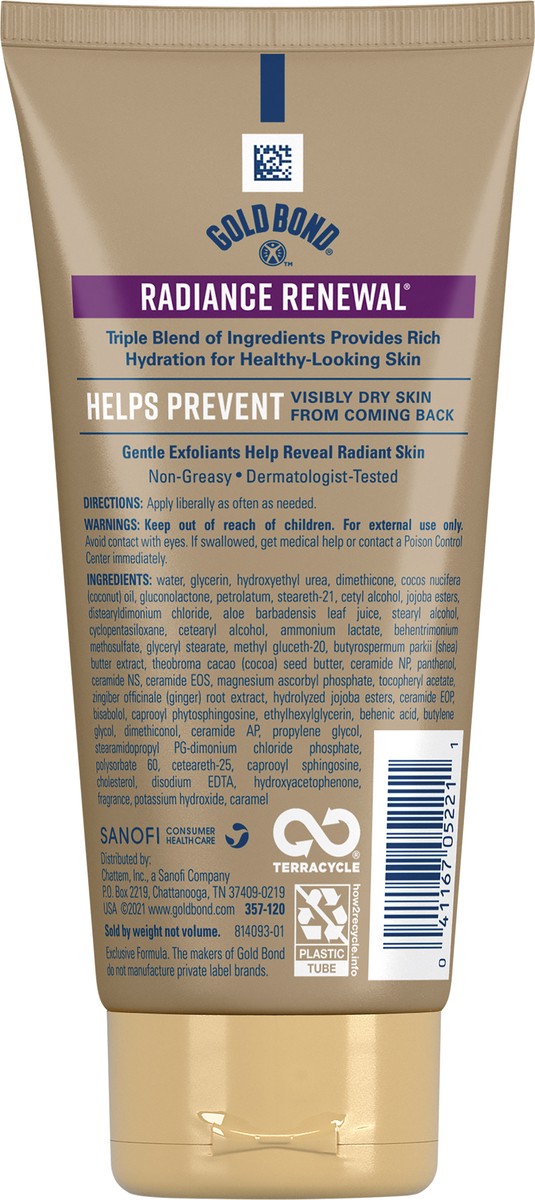 slide 3 of 5, Gold Bond Ultimate Hydrating Cream Radiance Renewal, 5.5 oz