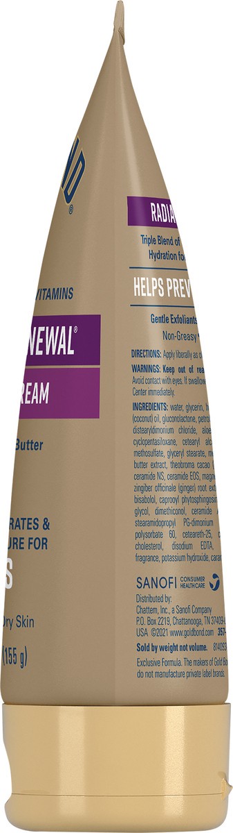 slide 4 of 5, Gold Bond Ultimate Hydrating Cream Radiance Renewal, 5.5 oz