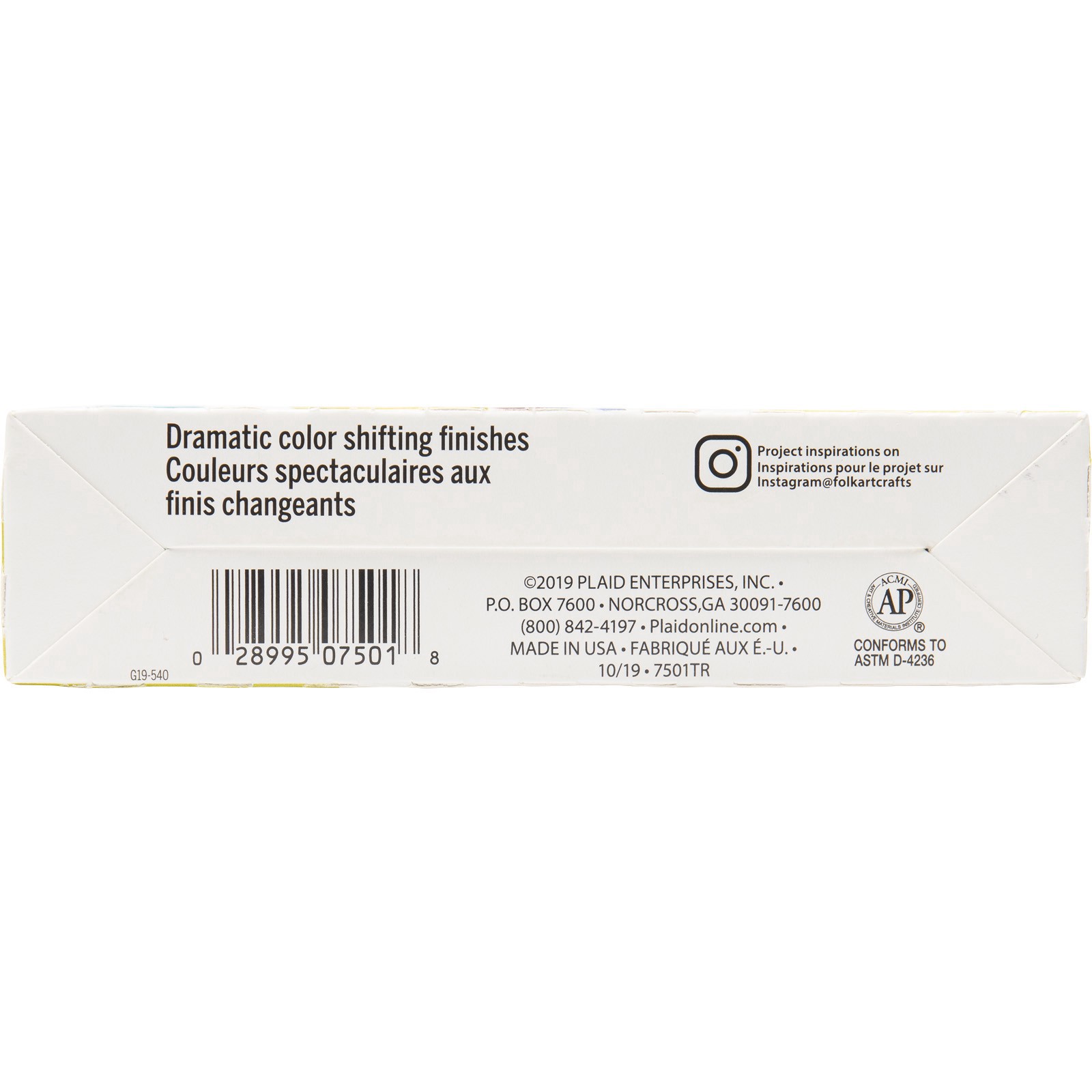 slide 4 of 6, Folkart Color Shift Acrylic Paint, 2 fl oz