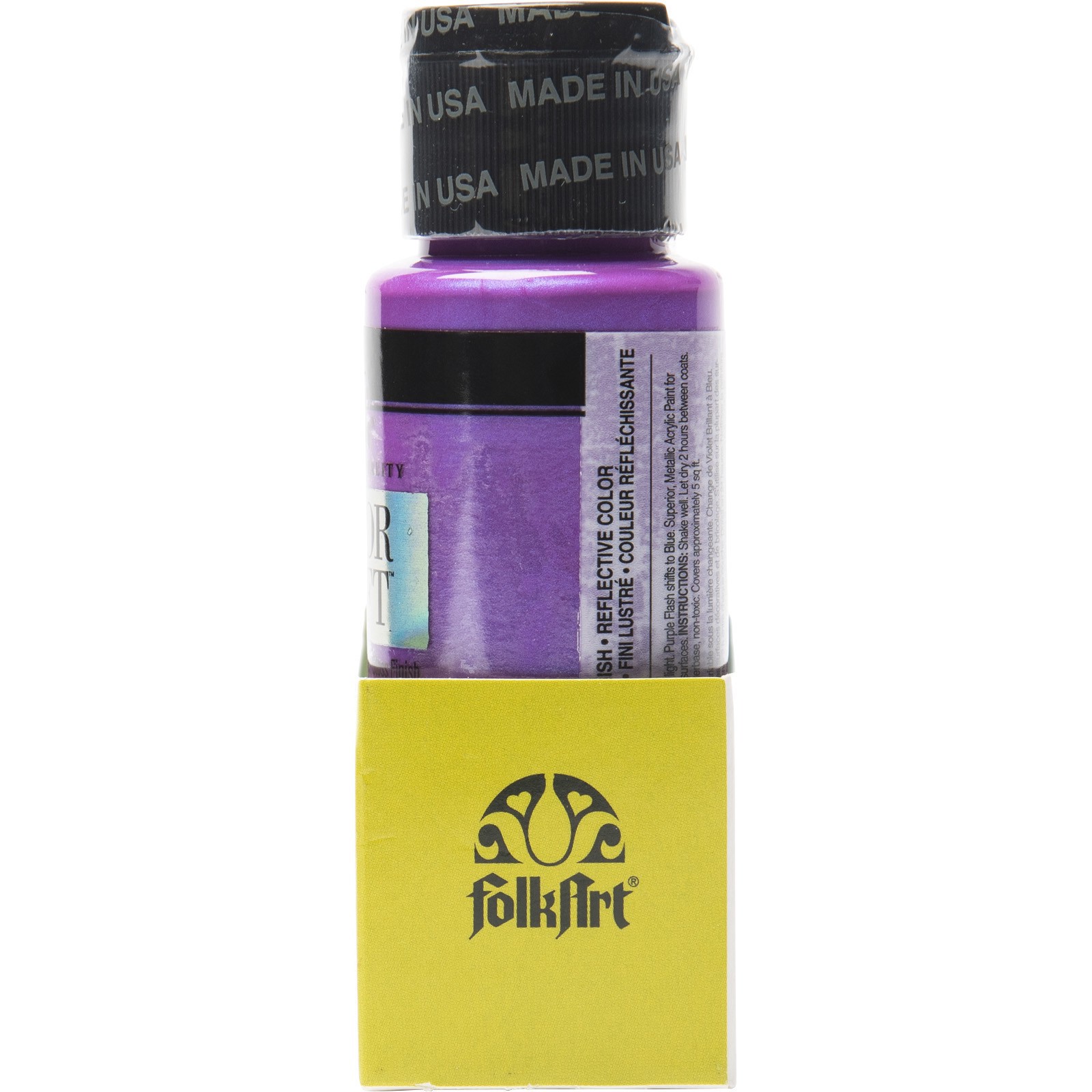 slide 6 of 6, Folkart Color Shift Acrylic Paint, 2 fl oz