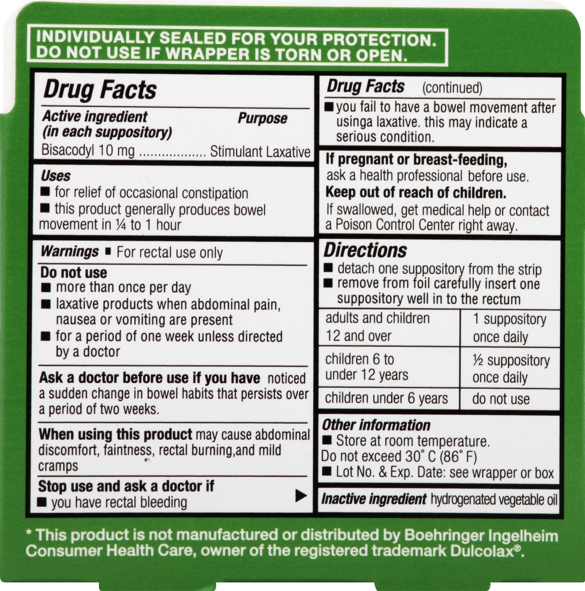 slide 11 of 12, CVS Health Gentle Laxative Suppositories, 4 Ct, 4 ct; 10 mg