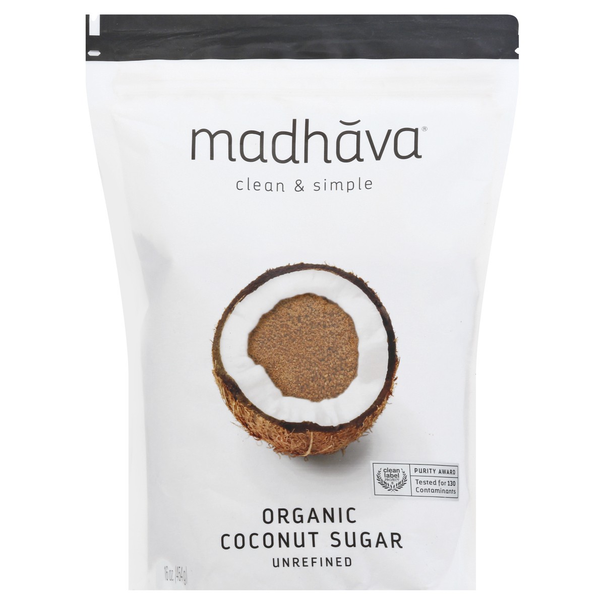 slide 7 of 7, Madhava Organic Coconut Sugar, 16 oz
