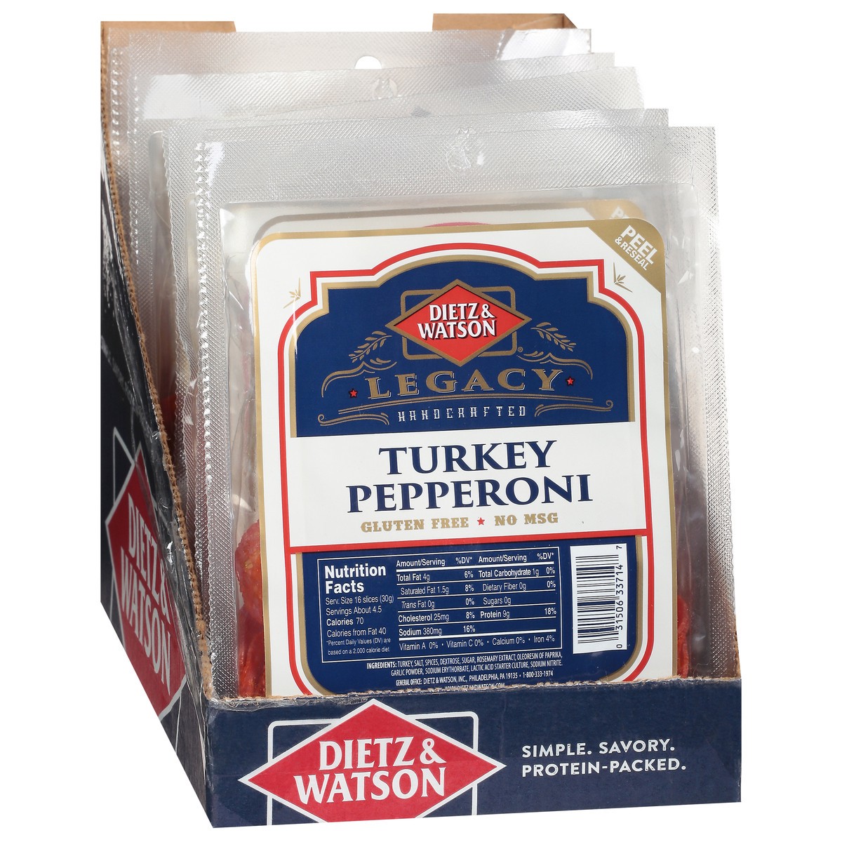 slide 9 of 11, Dietz & Watson Turkey Pepperoni, 4.5 oz, 4.5 oz