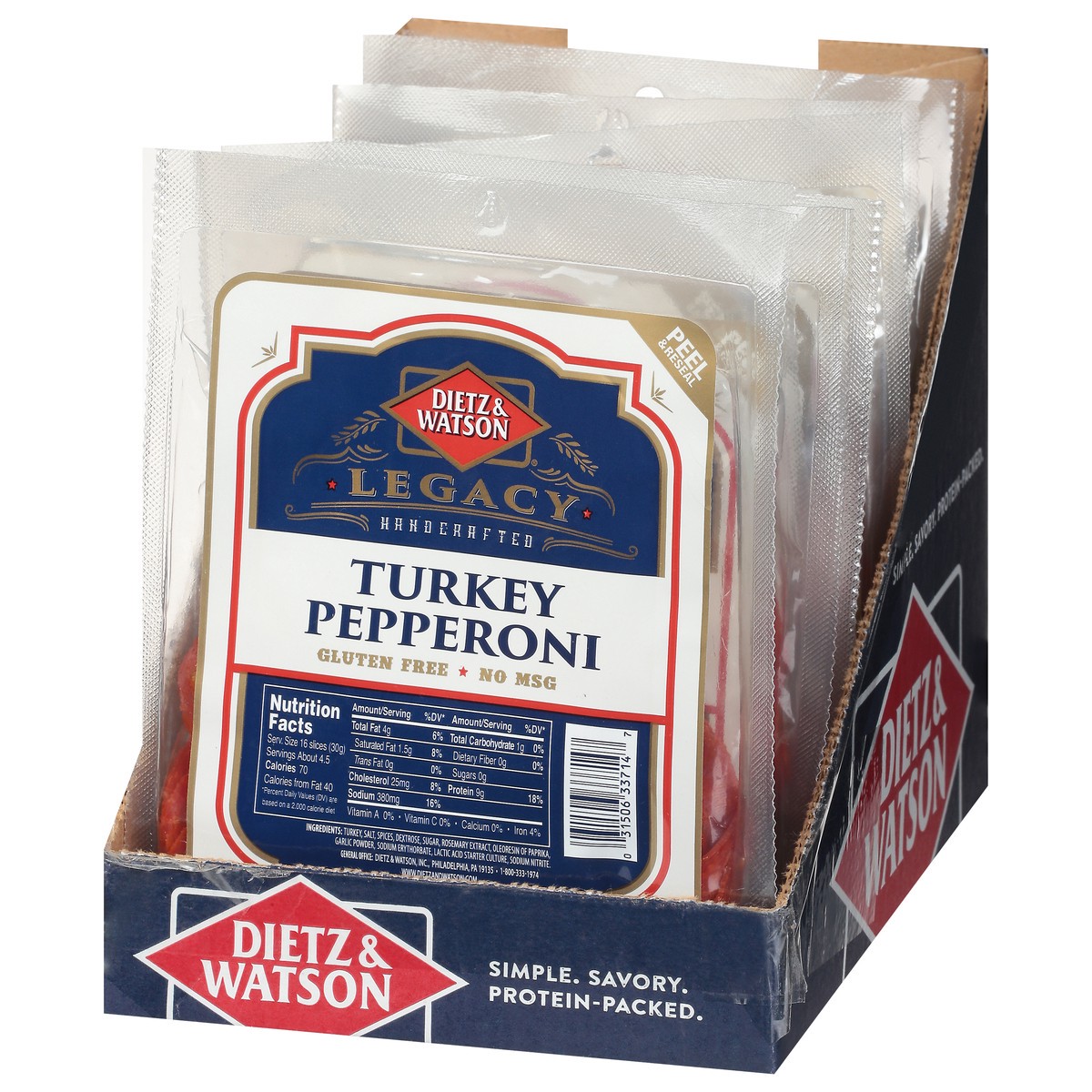 slide 3 of 11, Dietz & Watson Turkey Pepperoni, 4.5 oz, 4.5 oz