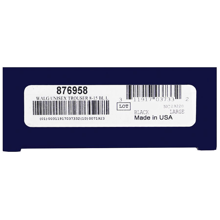 slide 4 of 5, Walgreens Knee High Trouser Compression Socks, Mild Black, large 1pair