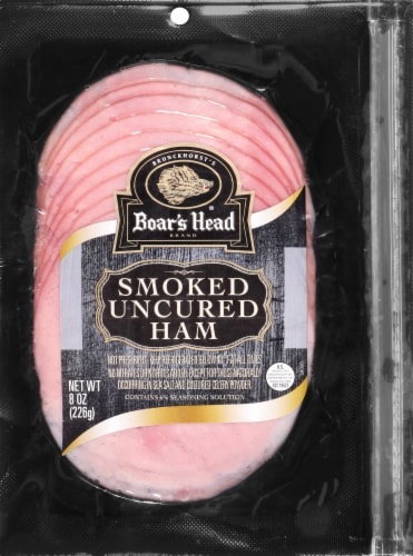 slide 1 of 1, Boar's Head Uncured Ham, per lb