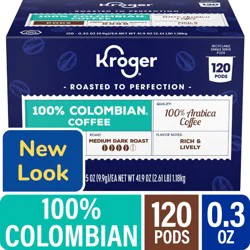 Kroger® 100% Colombian Medium Dark Roast Coffee Pods