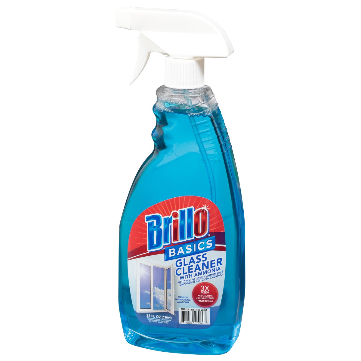 slide 2 of 9, Brillo Glass Cleaner, 22 oz