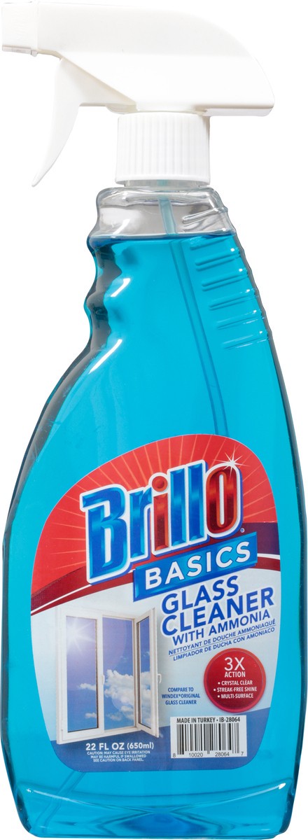 slide 3 of 9, Brillo Glass Cleaner, 22 oz